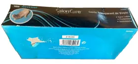 584004 SALON CARE Transparent Gloves Latex #3