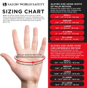 313098377375 SALON WORLD SAFETY Nitrile Disposable Gloves Box #3