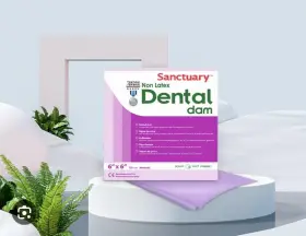 DN641E SANCTUARY Malaysia Latex Pack Rubber Dental Dam