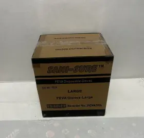 PEVA200L SANI-SURE Peva Gloves Disposable Latex