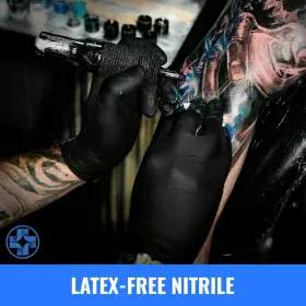 850004625774 SANIDERM Nitrile Tattoo Gloves Box Mil Powder #3