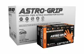 66474 SAS Astro Grip Powder Exam Nitrile Disposable Gloves #2