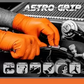 781311664739 SAS Astro Grip Powder Exam Nitrile Disposable #3