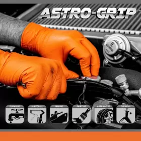 781311664746 SAS Astro Grip Exam Nitrile Disposable Gloves #3