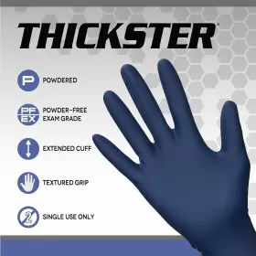 6605-20 SAS SAFETY Thickster Powder Exam Latex Disposable #2