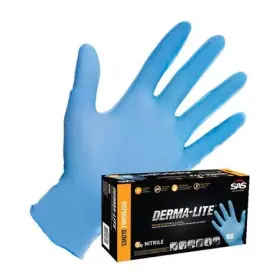SA6608 SAS SAFETY Derma Lite Nitrile Disposable Gloves Mil