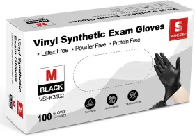 313092474438 SCHNEIDER Synthetic Exam Gloves Mil Latex #2
