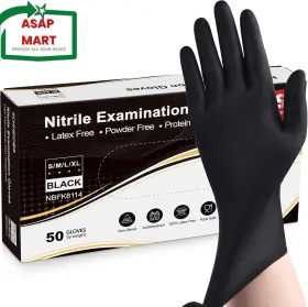 445023644641 SCHNEIDER Nitrile Exam Gloves Mil Disposable