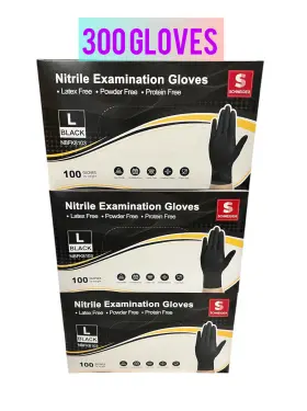 810112474398 SCHNEIDER Nitrile Exam Gloves Mil Latex Powder