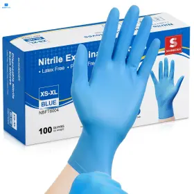 NBFT6001 SCHNEIDER Nitrile Exam Gloves Box Latex
