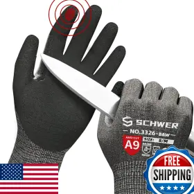 B0CCY36BTP SCHWER Proguard Ansi Gloves Reinforced Thumb