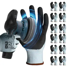 B0FP1GH79K SCHWER Safety Gloves Sandy Nitrile Extreme Fiber