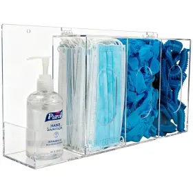 4G3K043 SEANADO Sanitizer Glove Holder Dispenser Lid Acrylic