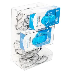 Dahzuhe SEANADO Safety Glasses Dispenser Glove Box Dustproof