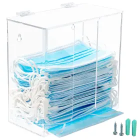 LE3003 SEANADO Mask Dispenser Box Acrylic Glove Holder Lid