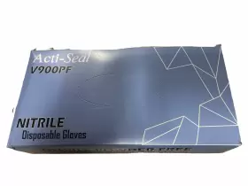 V900PF SEATTLE GLOVE CO Acti Seal Powder Nitrile Rubber Lg #3
