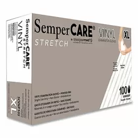 SCVNP105BX SEMPERMED Stretch Examination Gloves Cream Box