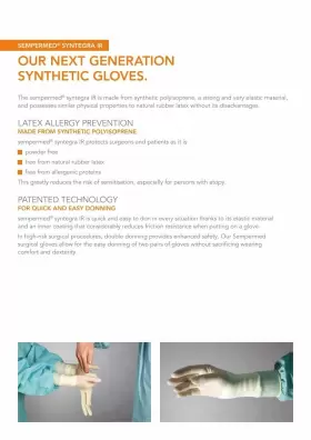 SIR650 SEMPERMED Syntegra Ir Polyisoprene Surgical Gloves #3