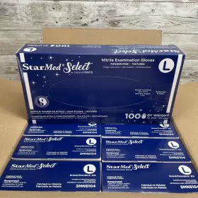 SMNS104 SEMPERMED Starmed Select Nitrile Exam Gloves #3