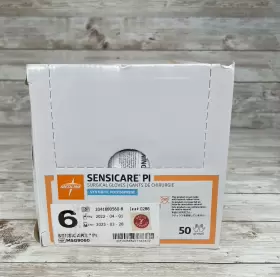 MSG9060 SENSICARE Box Pi Surgical Gloves Synthetic Sterile