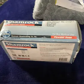CED-48221518790933 SHAMROCK Nitrile Exam Gloves #3