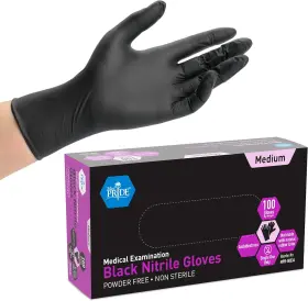 PC-73796 SHEILD LINE Medpride Nitrile Powder Exam Gloves Box