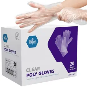 51270 SHIELD LINE Food Poly Gloves Multipurpose Latex Box #2