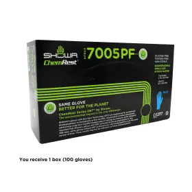 027105580725 SHOWA Nitrile Powder Biodegradable Disposable #3
