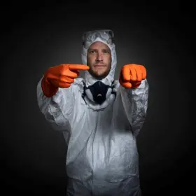 707HVO-10 SHOWA Disposable Biodegradable Chemical Glove #2