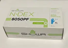 713740678209 SHOWA Box Nitrile Exam Glove Mil High Risk #3