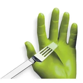 9500PFS SHOWA Disposable Gloves Mil Palm Nitrile Powder #3