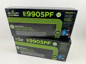 9905PFXL SHOWA Chemrest Disposable Nitrile Powder Safety