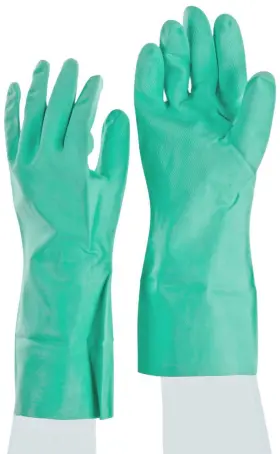 NM15FL-07 SHOWA Unlined Nitrile Glove Chemical Mils