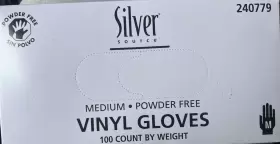 806795038903 SILVER SOURCE Disposable Gloves Powder #2