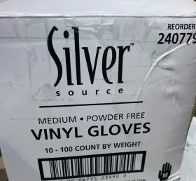 806795038903 SILVER SOURCE Disposable Gloves Powder #3