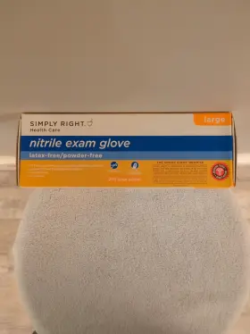 RK14TT1 SIMPLY RIGHT Nitrile Exam Gloves Latex Powder #2