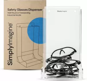 SI-SGD81 SIMPLYIMAGINE Safety Glasses Dispenser Acrylic