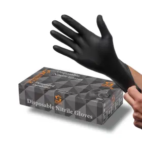 198168319666 SKUDDER Pro Disposable Nitrile Gloves Mil Powde