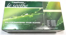 909062234 SMARTPRACTICE Soothe Polychloroprene Exam Gloves