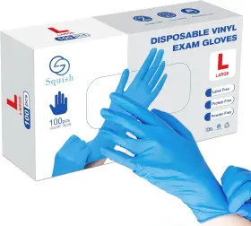 445004157122 SQUISH Disposable Gloves Mil Synmax Blend Exam