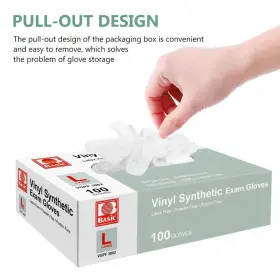 602581406051 SQUISH Disposable Latex Powder Glove Cleaning #2