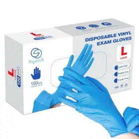 SQ1562-L SQUISH Exam Gloves Powder Latex