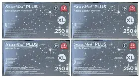 SMNP305 STARMED Powder Disposable Nitrile Exam Gloves