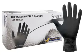 P002535 STAUFFER GLOVE SAFETY Disposable Nitrile Gloves Latex