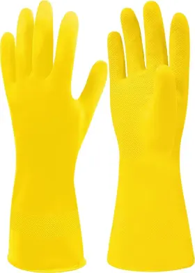 810035592162 STEADMAX Pack Cleaning Dish Gloves Natural #2