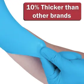 810111700382 STRONG FLEX Nitrile Blend Exam Gloves Latex #3