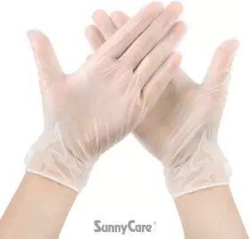718196740487 SUNNYCARE Gloves Powder Food Service Latex Box #2