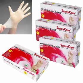 718196740487 SUNNYCARE Gloves Powder Food Service Latex Box