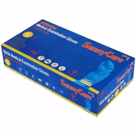 718196752053 SUNNYCARE Nitrile Medical Exam Gloves Powder #2