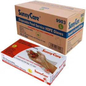 7493635709890 SUNNYCARE Poly Disposable Hdpe Food Service Box